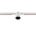 SLV LED Spot FIXT-IT!, 48V, DALI, rund, f�r Einbauschiene, 36�, 8W, 2000-3000K, 480lm, UGR<19, IP20, dimmbar, wei�/schwarz