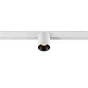 LED Spot FIXT-IT!, 48V, DALI, rund, f�r Aufbauschiene, 36�, 7W, 2700K, 800lm, UGR<19, IP20, dimmbar, wei�/schwarz
