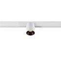 SLV LED Spot FIXT-IT!, 48V, DALI, rund, f�r Aufbauschiene, 36�, 8W, 2000-3000K, 480lm, UGR<19, IP20, dimmbar, wei�/schwarz