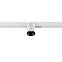 SLV LED Spot FIXT-IT!, 48V, DALI, rund, f�r Aufbauschiene, 36�, 8W, 2000-3000K, 480lm, UGR<19, IP20, dimmbar, wei�/schwarz