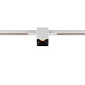 LED Spot FIXT-IT!, 48V, DALI, eckig, f�r Einbauschiene, 36�, 7W, 2700K, 800lm, UGR<19, IP20, dimmbar, wei�/schwarz