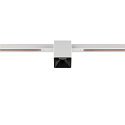 SLV LED Spot FIXT-IT!, 48V, DALI, eckig, f�r Einbauschiene, 36�, 7W, 3000K, 865lm, UGR<19, IP20, dimmbar, wei�/schwarz
