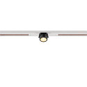SLV LED Spot FIXT-IT!, 48V, DALI, eckig, f�r Einbauschiene, 36�, 7W, 3000K, 865lm, UGR<19, IP20, dimmbar, wei�/schwarz