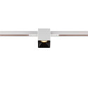 LED Spot FIXT-IT!, 48V, DALI, eckig, f�r Einbauschiene, 36�, 8W, 2000-3000K, 495lm, UGR<19, IP20, dimmbar, wei�/schwarz