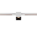 SLV LED Spot FIXT-IT!, 48V, DALI, eckig, f�r Einbauschiene, 36�, 8W, 2000-3000K, 495lm, UGR<19, IP20, dimmbar, wei�/schwarz