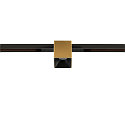 SLV track spot FIXT-IT! round, built-in version, suitable for VDU workstation IP20, gold, black, lacquered dimmable