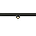 SLV LED Spot FIXT-IT!, 48V, DALI, eckig, f�r Aufbauschiene, 36�, 7W, 3000K, 865lm, UGR<19, IP20, dimmbar, schwarz/schwarz