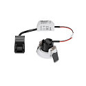 SLV LED Deckeneinbauleuchte NEW TRIA� 45, rund, 24�, 4W, 2700K, 360lm, UGR<22, IK02, IP20, wei�