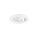 SLV LED Deckeneinbauleuchte NEW TRIA� 45, rund, 24�, 4W, 2700K, 360lm, UGR<22, IK02, IP20, wei�