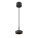 LED Pendelleuchte GRIP! FLAT, 16W, 2700/3000K, 400lm, IP20, dimmbar, schwarz/gold