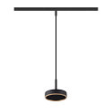 LED Pendelleuchte GRIP! FLAT TRACK 48V, 15W, 2700/3000K, 400lm, IP20, dimmbar, schwarz/gold