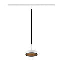 SLV LED Pendelleuchte GRIP! FLAT TRACK 48V, 15W, 2700/3000K, 400lm, IP20, dimmbar, wei�/schwarz