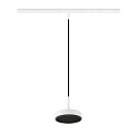 SLV LED Pendelleuchte GRIP! FLAT TRACK 48V, 15W, 2700/3000K, 400lm, IP20, dimmbar, wei�/schwarz