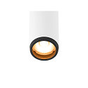 LED Deckeneinbaustrahler GRIP! S, zylindrisch, 29�, 10W, IP20, dimmbar, 2700K, 590lm, wei�/schwarz