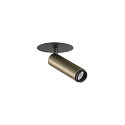 SLV LED Deckeneinbaustrahler GRIP! S, zylindrisch, 29�, 10W, IP20, dimmbar, 3000K, 620lm, bronze/schwarz