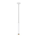 SLV LED Pendelleuchte GRIP! S, 29�, 10W, IP20, dimmbar, 2700K, 590lm, wei�/schwarz