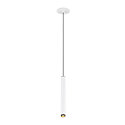 SLV LED Pendelleuchte GRIP! S, 29�, 10W, IP20, dimmbar, 3000K, 620lm, wei�/schwarz