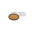 SLV LED Deckenaufbauleuchte GRIP! FLAT, 15W, 2700/3000K, 400lm, IP20, dimmbar, wei�/schwarz