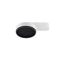 SLV LED Deckenaufbauleuchte GRIP! FLAT, 15W, 2700/3000K, 400lm, IP20, dimmbar, wei�/schwarz