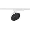 SLV LED 1-Phasen Strahler GRIP! FLAT, 16W 2700/3000K (CCT Switch), CRi>90, dimmbar, UGR<15, Wabenfilter, kardanisch, wei� / schwarz