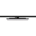 LED 3-Phasen Strahler SIGHT PANEL, 58cm, rechteckig, 70�, 65W, IP20, dimmbar, 3000K, 10100lm, schwarz