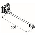 SLV plug-in connector RETRO CON 3P002 3-pole, white
