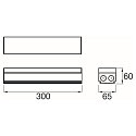 SLV Einspeisebox EASYLIGHT FIB 300 7 25 WH, 30cm, 7-polig, DALI-2 dimmbar, wei�