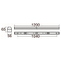 SLV LED Lichtleiste BATTEN P 1200 52, IP20 IK04, 120cm, 230V AC/DC, 20-35W 3000-5000K 5200lm, schaltbar