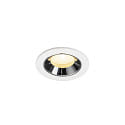 LED Deckeneinbauleuchte NUMINOS� XS, 6,9W, IP20, 20�, 3000K, 950lm, wei�/chrom