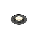 LED Deckeneinbauleuchte NUMINOS� XS, rund, 6,9W, IP20, dimmbar, 55�, 4000K, 1000lm, schwarz
