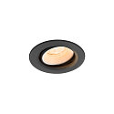 LED Deckeneinbauleuchte NUMINOS� MOVE XS, rund, 6,9W, IP20, dimmbar, 20�, 2700K, 900lm, schwarz/wei�