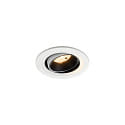 LED Deckeneinbauleuchte NUMINOS� MOVE S, 6,7W, IP20, schwenkbar, 20�, 2700K, 1000lm, wei�/schwarz