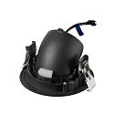 LED Deckeneinbaustrahler NUMINOS� GIMBLE M, 12W, IP20, dimmbar, 20�, 2700K, 1700lm, schwarz