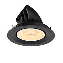 SLV LED Deckeneinbaustrahler NUMINOS� GIMBLE M, 12W, IP20, dimmbar, 55�, 2700K, 1700lm, schwarz/wei�