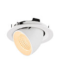 SLV LED Deckeneinbaustrahler NUMINOS� GIMBLE M, 12W, IP20, dimmbar, 55�, 2700K, 1700lm, wei�