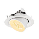 SLV LED Deckeneinbaustrahler NUMINOS� GIMBLE M, 12W, IP20, dimmbar, 55�, 3000K, 1800lm, wei�