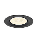 SLV LED Deckeneinbaustrahler NUMINOS� GIMBLE M, 12W, IP20, dimmbar, 55�, 4000K, 1900lm, schwarz/wei�