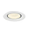 SLV LED Deckeneinbaustrahler NUMINOS� GIMBLE M, 12W, IP20, dimmbar, 55�, 4000K, 1900lm, wei�