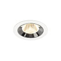 LED Deckeneinbauleuchte NUMINOS� M, 12W, IP20, 20�, 3000K, 1800lm, wei�/chrom