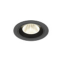 LED Deckeneinbauleuchte NUMINOS� M, rund, 12W, IP20, dimmbar, 20�, 4000K, 1900lm, schwarz