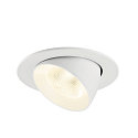 SLV LED Deckeneinbaustrahler NUMINOS� GIMBLE L, rund, 17W, IP20, dimmbar, 20�, 4000K, 2700lm, wei�