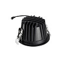 SLV LED Deckeneinbauleuchte NUMINOS� L, rund, 17W, IP20, dimmbar, 20�, 2700K, 2400lm, schwarz