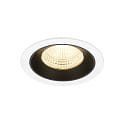 LED Deckeneinbauleuchte NUMINOS� L, 17W, IP20, 55�, 3000K, 2500lm, wei�/schwarz