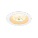 LED Deckeneinbauleuchte NUMINOS� L, rund, 17W, IP20, dimmbar, 55�, 3000K, 2500lm, wei�