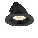 SLV LED Deckeneinbaustrahler NUMINOS� GIMBLE XL, 24W, IP20, dimmbar, 55�, 4000K, 3800lm, schwarz