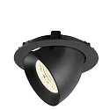 SLV LED Deckeneinbaustrahler NUMINOS� GIMBLE XL, 24W, IP20, dimmbar, 55�, 4000K, 3800lm, schwarz
