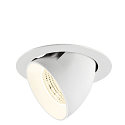 LED Deckeneinbaustrahler NUMINOS� GIMBLE XL, 24W, IP20, dimmbar, 55�, 4000K, 3800lm, wei�