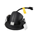 SLV LED Deckeneinbaustrahler NUMINOS� GIMBLE XS, rund, 6,9W, IP20, dimmbar, 40�, 4000K, 1000lm, schwarz