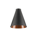 Leuchtenschirm LALU� CONE 15 MIX&MATCH, H: 17cm, E27, schwarz / bronze