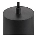 LED 1-Phasen Pendelleuchte ASTO TUBE, IP20, GU10 max. 10W (exkl.), Pendel 250cm, schwarz